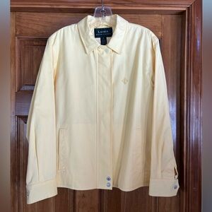 Lauren Ralph Lauren Soft Yellow Utility Jacket